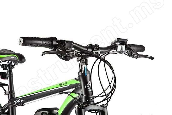 Электровелосипед (велогибрид) черно-зеленый Eltreco XT 800 new - фото 11